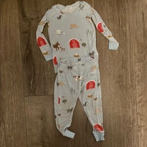 Farm Animal Print Kids Pajamas